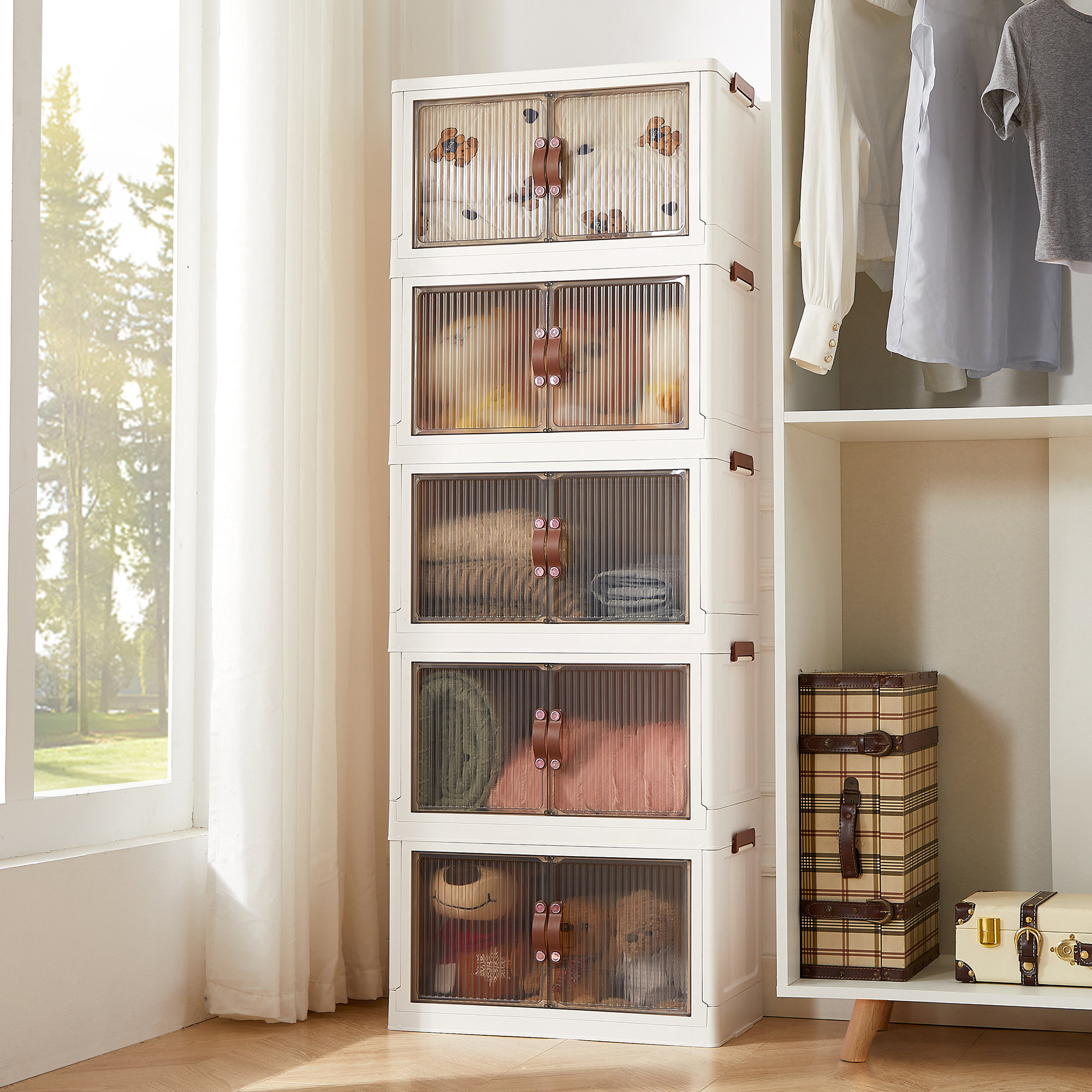 【超お買い得！】 5+Layers+Stackable+Storage+Box 家具・インテリア